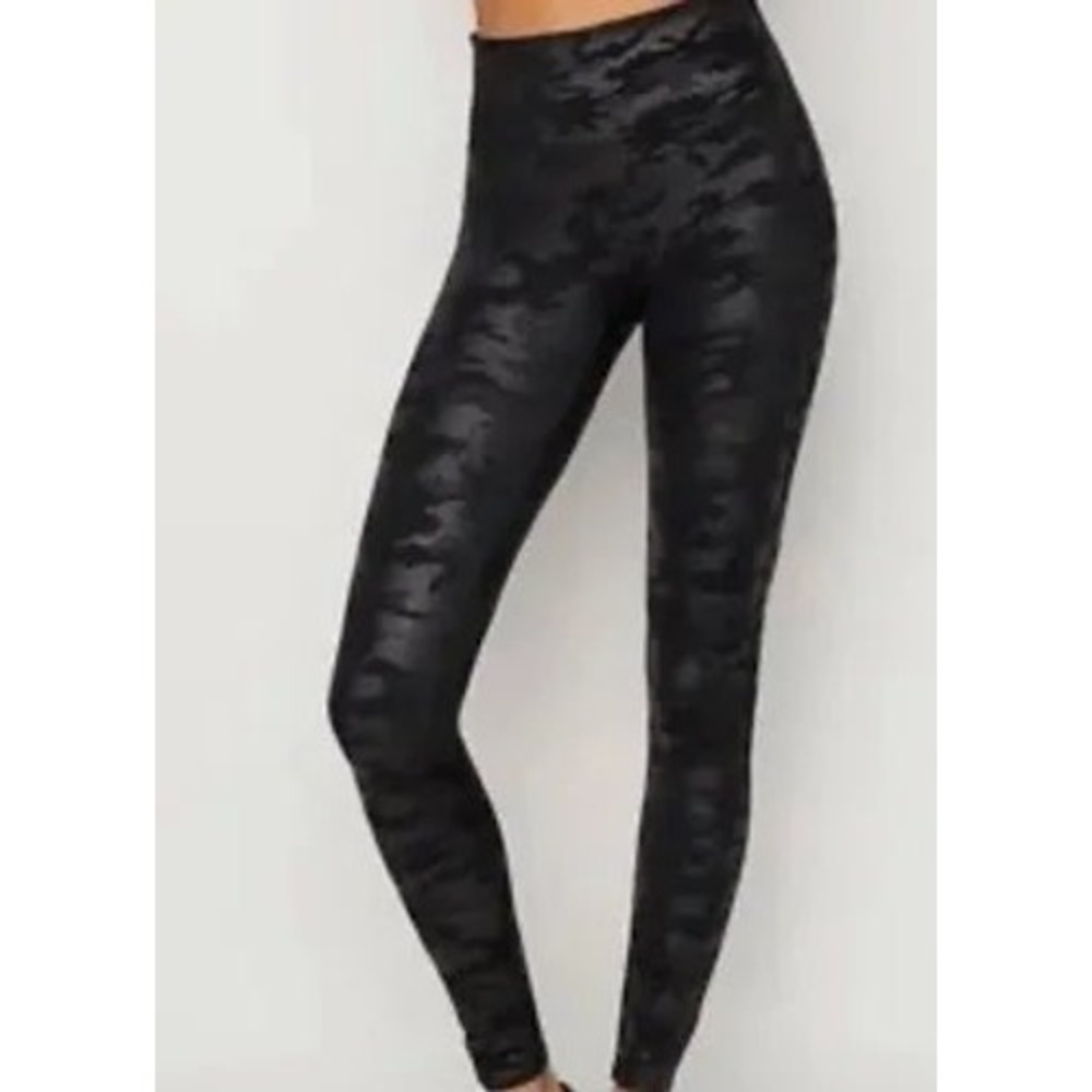 Shinestar Black Camo High Rise Leggings XL SP3562 Athleisure Yoga‎ Pants